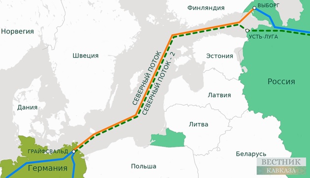 Судно снабжения для строительства "Северного потока-2" вышло из Калининграда