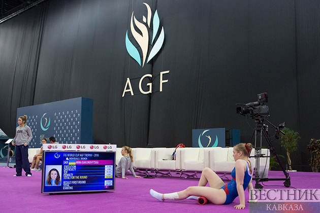 Азербайджанские гимнастки завоевали "бронзу" в Женеве (ФОТО)