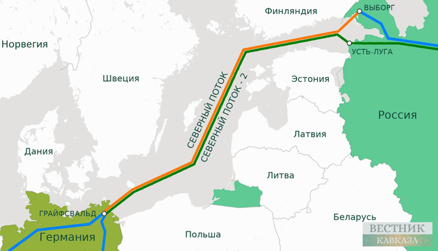 "Газпром" полностью остановил "Северный поток"