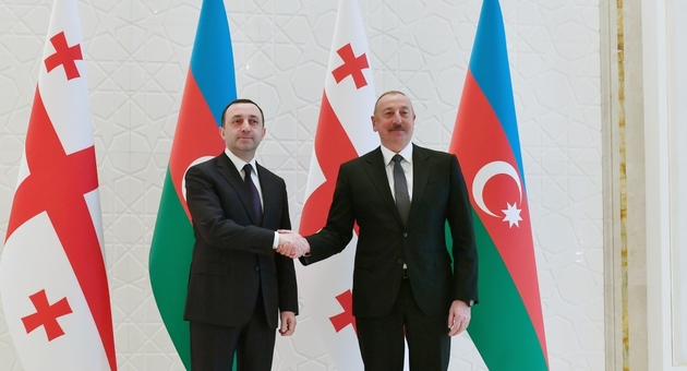 Ильхам Алиев и Ираклий Гарибашвили