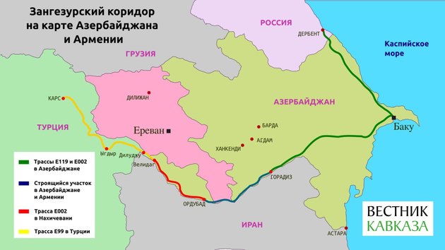 Зангезурский коридор с армянским участком