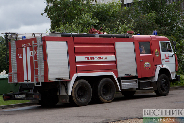 Пожар, вспыхнувший после ДТП в Алматы, полностью уничтожил BMW
