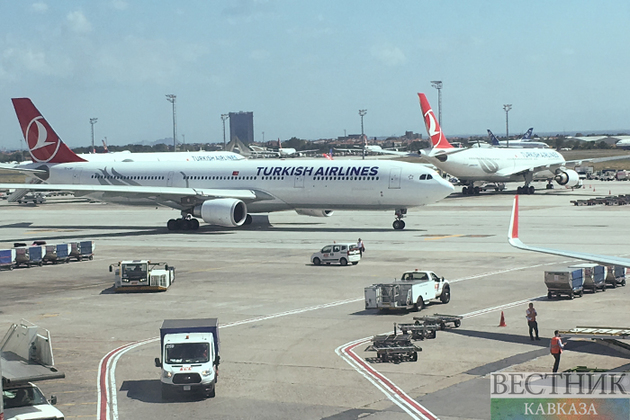 Самолет Turkish Airlines  не попал в Токио из-за ложной тревоги