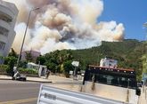 Крупный лесной пожар в Турции унес жизнь пожарного
