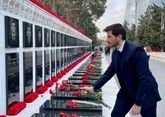 Посол Израиля в Азербайджане почтил память жертв &quot;Черного января&quot;