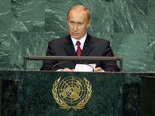 Владимир Путин выступал на сессиях Генассамблеи ООН в 2000, 2003 и 2005 годах