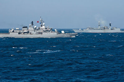 Два корабля ВМС Турции прибыли с деловым визитом в Новороссийск