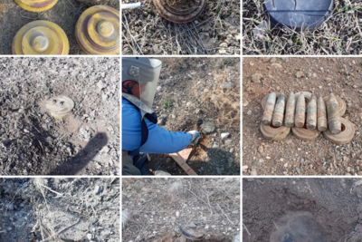 Более 6 тыс мин и 1,6 тыс НБП нашли на прифронтовых территориях Азербайджана