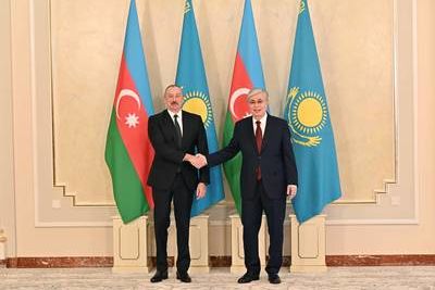 Алиев и Токаев провели два раунда переговоров в Астане