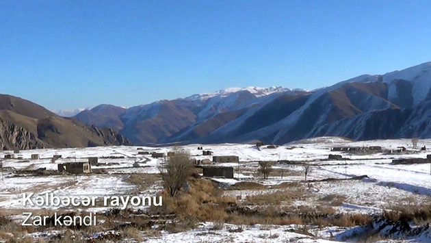 Азербайджан показал опустевшее село Зар в Кельбаджарском районе (ВИДЕО)