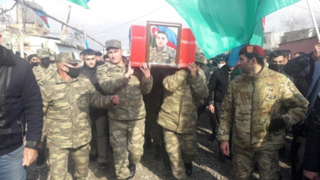 Ставшего шехидом военного разведчика похоронили в Кюрдамире