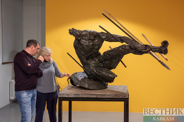 Открытие выставки скульптора Айдына Зейналова в Москве (фоторепортаж)