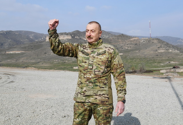 Ильхам Алиев в Лачинском районе: мы уничтожили армянский фашизм