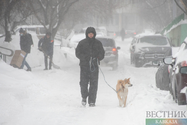 На Ставрополье продлили действие штормового предупреждения из-за снегопада