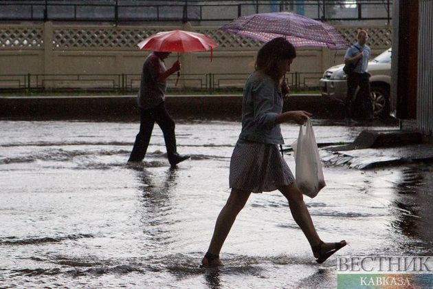 В Краснодарском крае дожди будут идти всю неделю