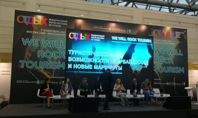 Туристические возможности Азербайджана представили на форуме в Москве (ФОТО)