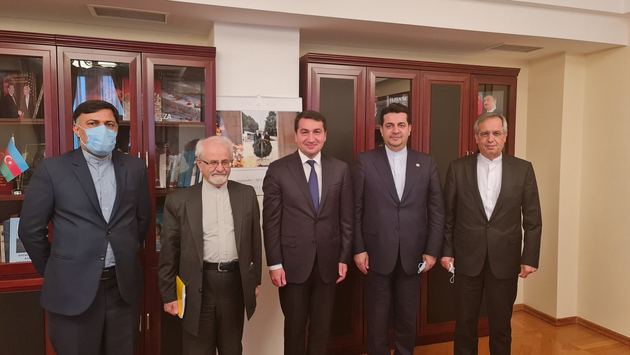 Хикмет Гаджиев "продолжил обсуждения" с замглавы МИД Ирана
