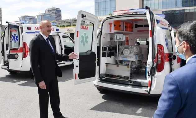Автопарк "скорой помощи" Азербайджана пополнят новые автомобили