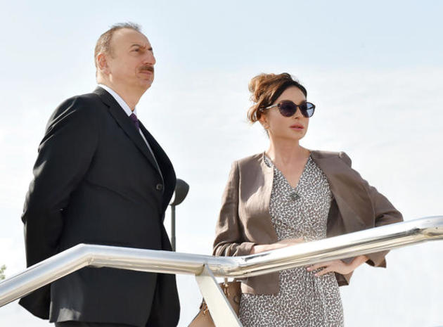 Ильхам Алиев и Мехрибан Алиева посетили Зангилан
