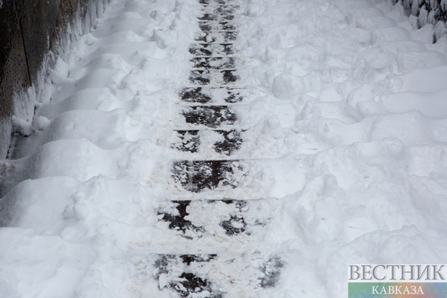 Снег затруднил проезд в Сванети 