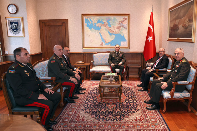 Встреча в Анкаре главы Минобороны Турции и начальника Генштаба ВС Азербайджана