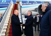 Ильхам Алиев прибыл в Санкт-Петербург