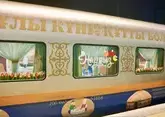Казахстанские поезда украсили к Новрузу