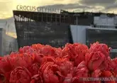 Как выглядит сгоревший Крокус сити холл после теракта: цветы, игрушки, соболезнования