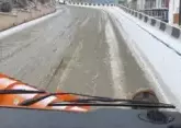 В горах Сочи идет снег