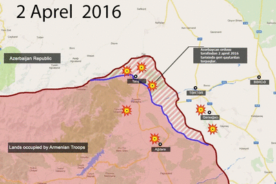 Три года со дня апрельских боев за Карабах