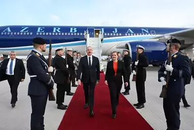 Ильхам Алиев прибыл в Германию